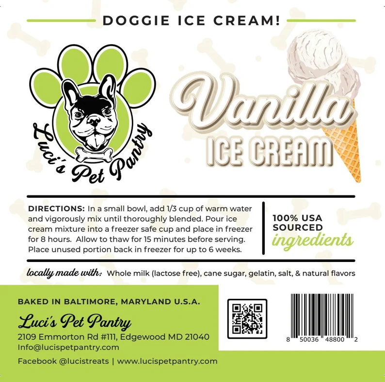 Dog Ice Cream Mix: Just Add Water, Frozen Puppy Treats