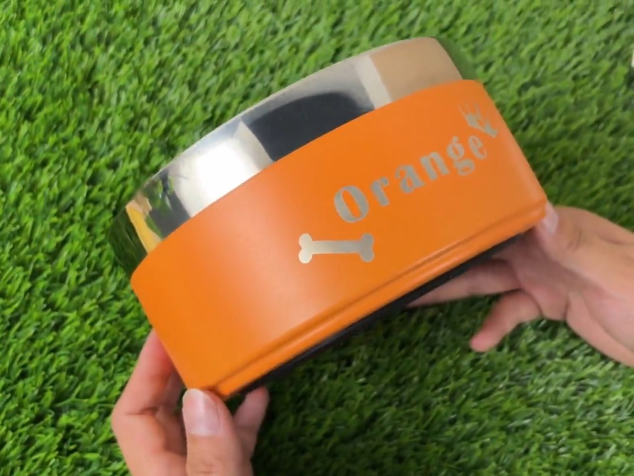 Engraved Stainless Steel Pet Bowl: Custom Insulated Dog Food and Water Bowl